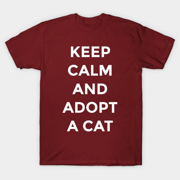 Adopt A Cat 2 T-Shirt by ahmadzakiramadhan